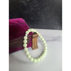 Jay King Sterling Silver DTR China Green Agate Beaded Bracelet